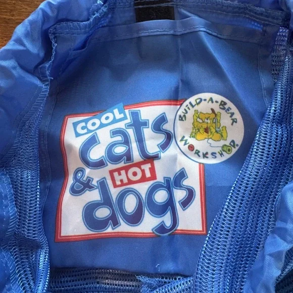 Webkinz Blue and Yellow Drawstring Mesh Bag - Picture 8 of 14